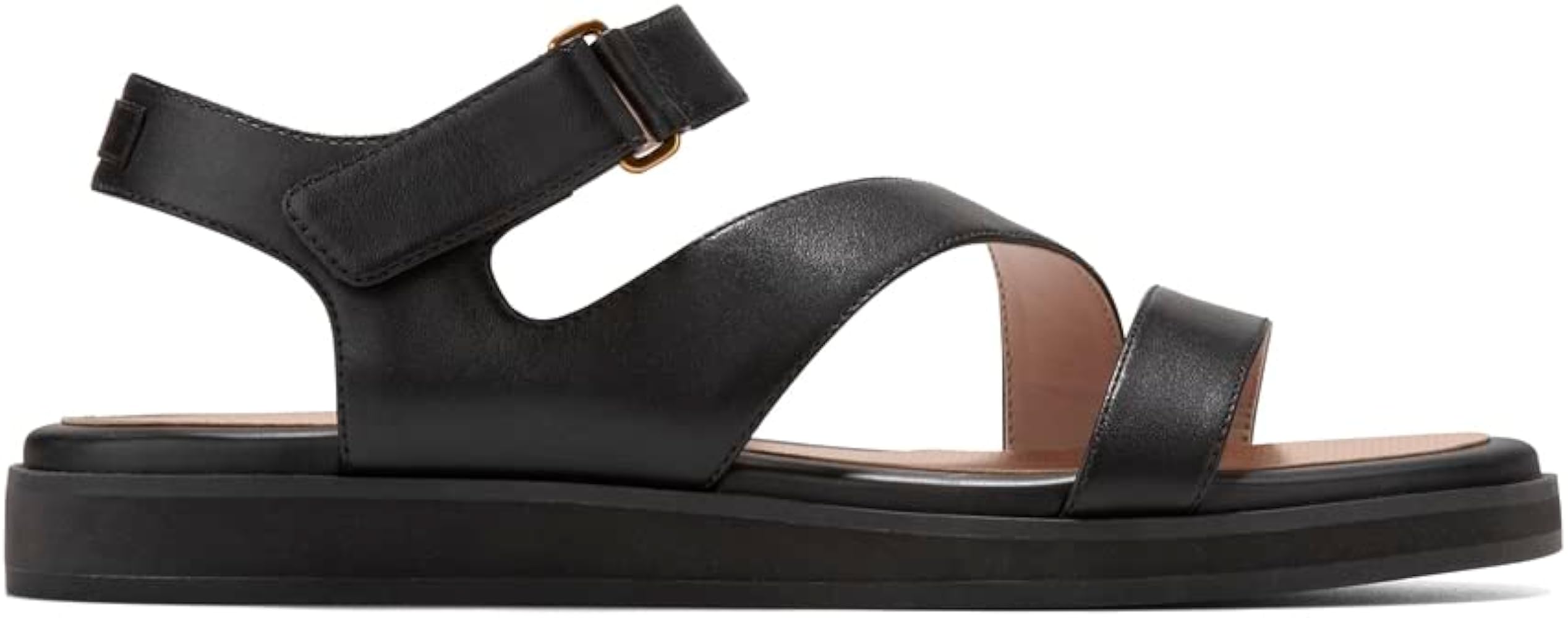 Buy Cole Haan Women's Mirabelle Sandal Heeled, Black Leather, 5.5